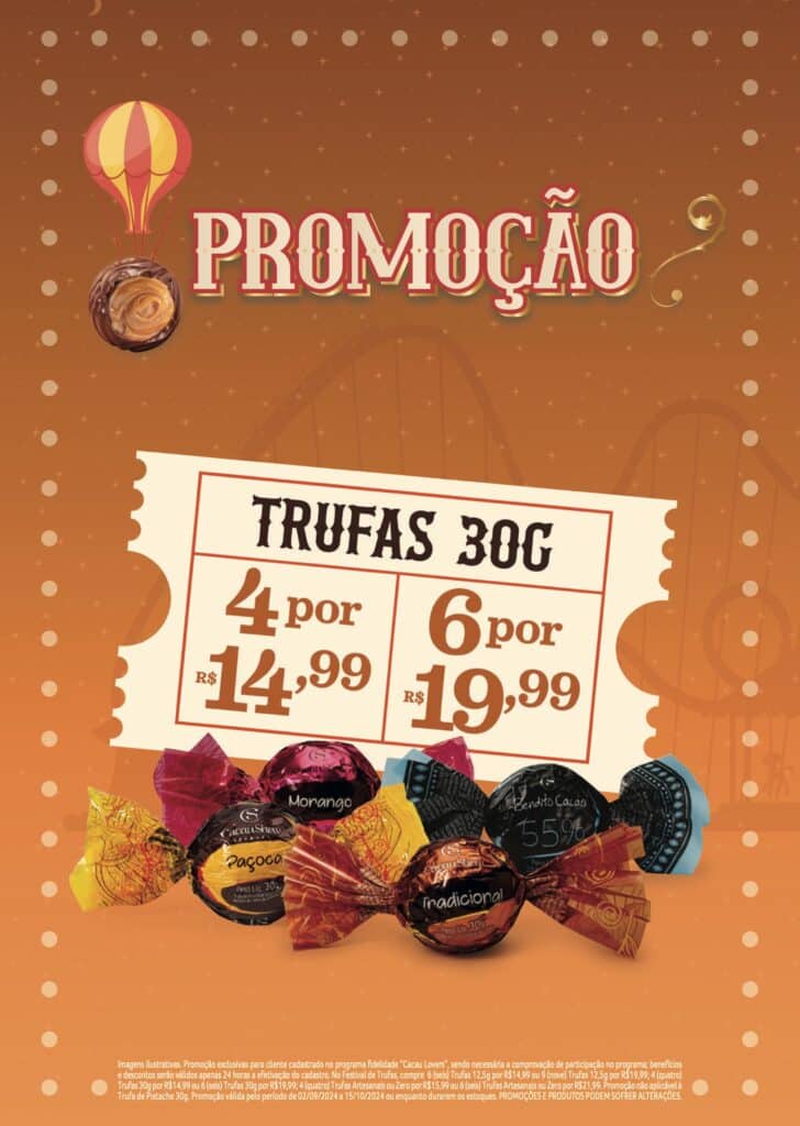 Ofertas Cacau Show - Promoção Cacau Show